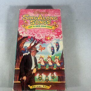 Disneys Sing Along Songs Zip-A-Dee-Doo-Dah (VHS 1993) Vol. 2 Classic Songs